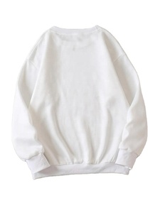 New Wholesale Custom 100% Cotton Men's Basic Pullover Oversize Drop Shoulder Heavy <b>Fleece</b> <b>Sweatshirt</b> for Winter Maximizing Wear - Product Image 2