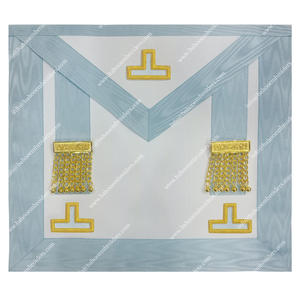 Delantal de maestro venerable masónico Ropa de estilo rito escocés - Product Image 1