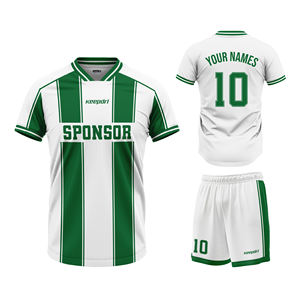 Camisetas de fútbol personalizadas, uniformes de fútbol americano, ropa deportiva, conjuntos de ropa deportiva sin costuras, kit de camisetas activas OEM ODM, camisetas impresas - Product Image 1
