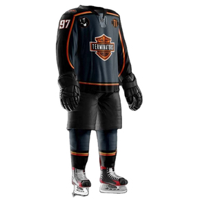 Pakistán Sialkot proveedor personalizado Hockey sobre hielo Jersey sublimado impresión Logo equipo diseño juvenil Hockey Jersey Sudadera con capucha - Product Image 1