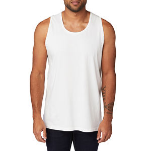 Nueva tendencia Casual Fitness hombres camiseta sin mangas al por mayor logotipo personalizado hombres camiseta sin mangas mejor calidad camiseta sin mangas - Product Image 1