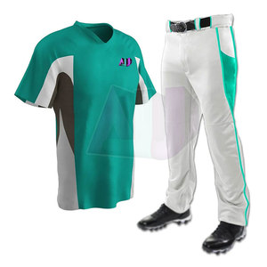 Uniformes de Béisbol Deportivos Profesionales, Corte Regular, Ligeros, de Secado Rápido, Transpirables, 100% Poliéster - Product Image 1