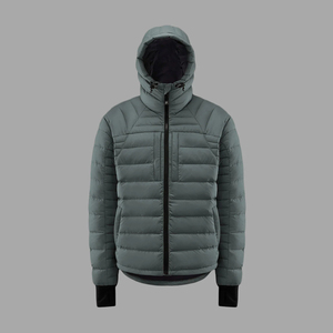Veste d'hiver légère et chaude pour homme, avec capuche et fermeture éclair, style décontracté pour l'extérieur - Product Image 1