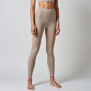 Tummy Control V Cut Leggings avec rayures latérales Collants d'entraînement taille haute pour le yoga, la course et l'entraînement sportif - Product Image 3