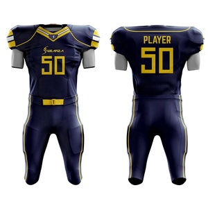 มาใหม่ล่าสุด2024ทีมสวมขายด้านคุณภาพสูงราคาไม่แพงแขนยาวอเมริกันฟุตบอลชุดสําหรับผู้ใหญ่ - Product Image 1