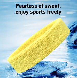 Bandeau de sport pour femmes - Antidérapant, fin, en coton tricoté, léger, durable, pour le yoga, la remise en forme, la course à pied, l'entraînement, respectueux de l'environnement - Product Image 2