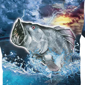 Camisas de Pesca con Capucha de Manga Larga para Hombre, Camisa de Pesca de Secado Rápido, Ropa Deportiva Transpirable, Ropa de Pesca de Primera Calidad, Jersey - Product Image 6