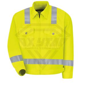 แจ็กเก็ตนิรภัยแขนยาวคอพับลงออกแบบโลโก้และออกแบบเองได้ - Product Image 6