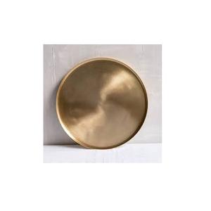 Bandeja de servicio de alimentos totalmente redonda con mango, suministros personalizados de fábrica, bandejas de Metal para hoteles, diseños populares - Product Image 2