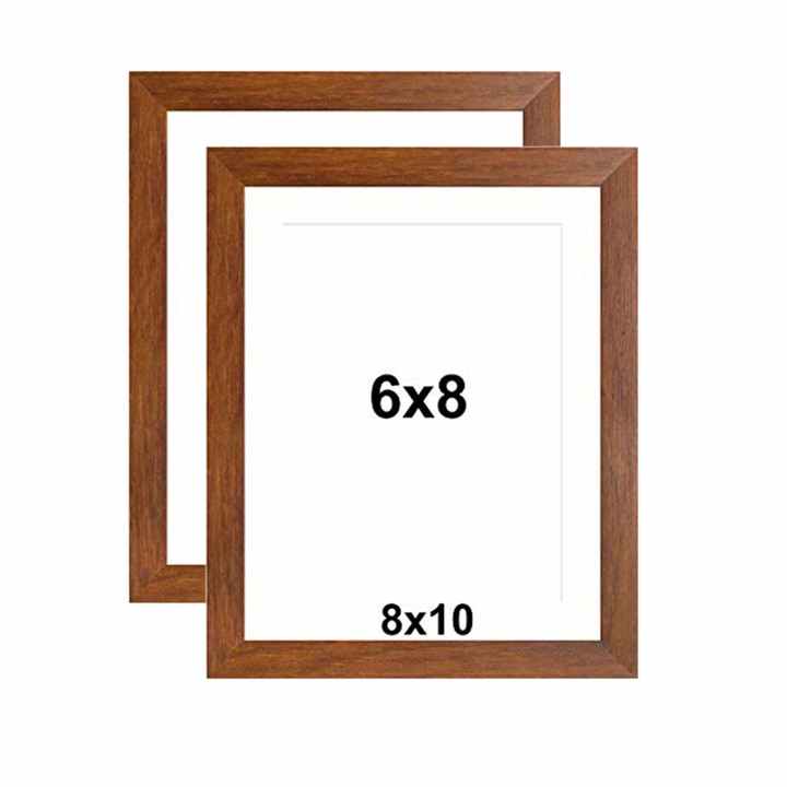 Manufacturer Direct Sale Custom Modern Design Square Shape Wooden Oil Painting Floating Picture Frame Metal Photo Frame