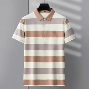 Camiseta de Cuello en V para Hombre de Alta Calidad, Algodón/Fibra de Bambú, Secado Rápido, Transpirable, Ropa Casual, Tendencia 2024, Logotipo Personalizado - Product Image 3