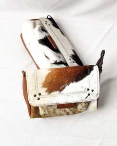 Nouvel arrivage de sac à bandoulière en cuir de vachette véritable Offre Spéciale élégant sac à main poils sur peau de vache sac à usages multiples pour femmes bohème - Product Image 1