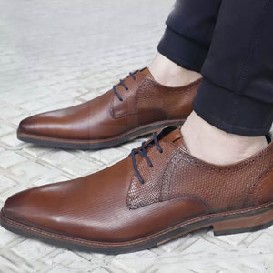 Zapatos de vestir sin cordones de cuero genuino ligeros y elegantes para hombre, Oxfords con estampado a todo Color, nuevo diseño, plantilla transpirable paquistaní - Product Image 6
