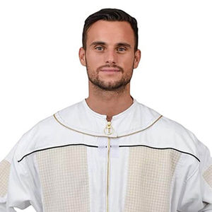 Service OEM, combinaison d'apiculteur de haute qualité en polyester -Tex, fermeture éclair, vente en gros, meilleure veste d'apiculteur, blanc, en solde - Product Image 4