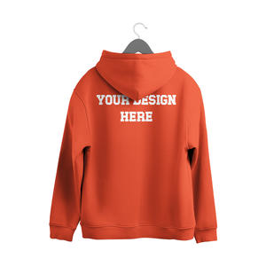 100% coton confortable motif solide tricoté sweat grande taille hommes et femmes usage décontracté quotidien sweat à capuche à bas prix - Product Image 3