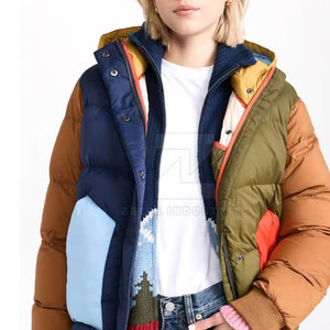 Veste matelassée pour femme d'hiver, douce au toucher, respirante, coupe-vent, écologique, look décontracté, haute qualité, nylon/polyester - Product Image 4