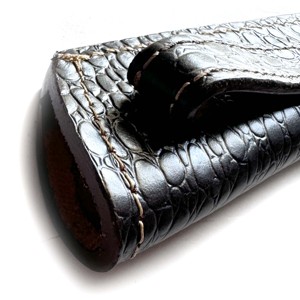 Funda de cuero de artesanía fina hecha en fábrica de alta calidad para cuchillos de hoja de 4 pulgadas - Product Image 4