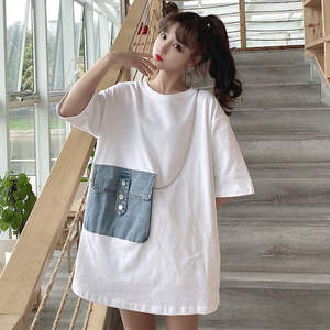 Fabricant de t-shirts de l'usine du Bangladesh Nouvelle mode T-shirt d'été pour femmes T-shirts imprimés personnalisés T-shirt 100% coton pour femmes - Product Image 3