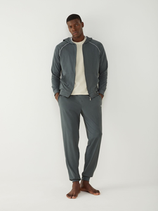 Customized Men Regular Fit Winter Hoodie 100% Cotton Fleece Pullover with Drawstring Solid Color Lightweight & Breathable - Product Image 2