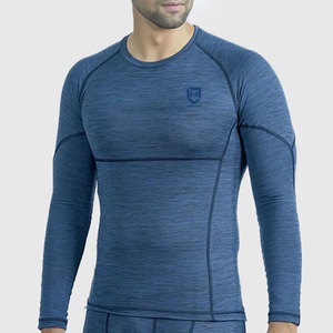 Pakistan-Made của nam giới nén Áo sơ mi mới nhất Thiết kế bền Spandex <span class=keywords><strong>Polyester</strong></span> dệt kim vải - Product Image 1