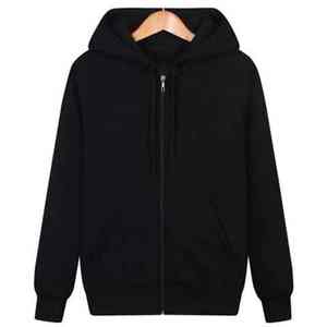 Men's Zipper <b>Cardigan</b> Hoodie Plus Size Fleece Warm <b>Coat</b> Autumn and Winter Trend Hoodie - Product Image 6