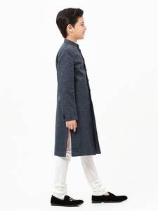 Sherwani Tradicional de Seda para Niños para Bodas y Fiestas con Estilo Clásico Pakistaní Indio - Product Image 2