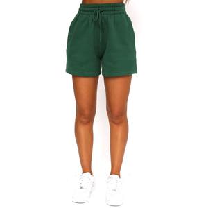 Femmes 100% coton polaire Sweat Jogger Shorts hiver Style décontracté pour la course Gym formation bouton décoration - Product Image 1