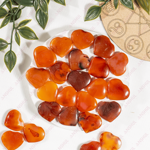Hot Selling Polished Religious <b>Love</b> <b>Mini</b> <b>Heart</b> Shaped Carnelian Crystal Gemstone <b>Hearts</b> for Meditation and Wedding Decoration - Product Image 6