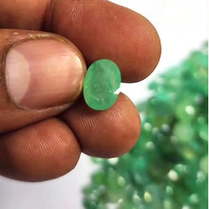 Émeraude zambienne naturelle 7x5mm 8x6mm 9x7mm 11x9mm Facette ovale 312 Cts Lot Iroc Ventes Pierres précieuses Panna de haute qualité coupées US $238 tout - Product Image 4