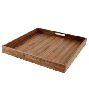 Hot Sale Premium Quality Customized Wooden <b>Serving</b> <b>Tray</b> <b>Black</b> Metal Handle Various Shapes Sizes Available Amazing Sale Price - Product Image 3