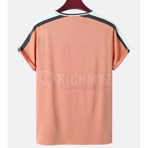 Camiseta de Hombre al por Mayor, Última Moda, Personalizada, Cuello Redondo, MOQ Bajo, Camisetas de Manga Corta, Ropa Urbana, Camisetas de Alta Calidad para Hombre - Product Image 2