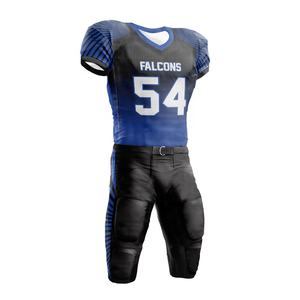 Conjunto de Uniforme de Fútbol Americano con Estampado por Sublimación Personalizado - Ropa Deportiva Transpirable de Secado Rápido con Protección UV y Colores y Logotipos Personalizables - Product Image 1