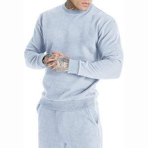 2025 Vente en gros de survêtement d'hiver décontracté pour homme de qualité supérieure, léger, uni, respirant, en polaire, unisexe, 100% polyester, 2 en 1 - Product Image 1