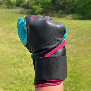 Low MOQ Full Finger Leather Batting Gloves Breathable Durable Eco-Friendly Ambidextrous Hand Protection Baseball Training Wear - Product Image 3