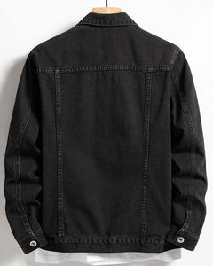 Custom Casual <b>Denim</b> <b>Jacket</b> Factory Wholesale Men's <b>Baggy</b> <b>Jacket</b> Men Jeans 100% Cotton Shell <b>Jacket</b> - Product Image 2