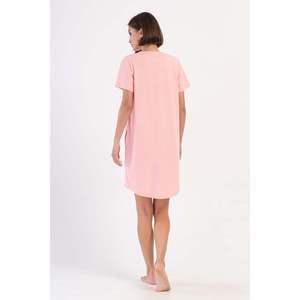 Túnica KADIN P.SUPREM O YAKA KISA KOL ETEGI OVAL CEPLI - ROSA - ROSA - Product Image 3