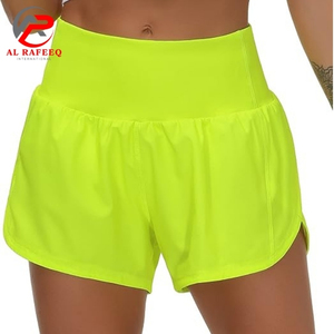 Offre Spéciale Short de yoga décontracté taille haute pour femmes Impression de logo personnalisée - Product Image 1