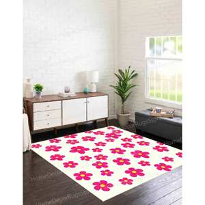 Printed <b>Rug</b> - Pink Flowers <b>Rugs</b>, Pink <b>Rug</b>, <b>Nursery</b> <b>Rug</b>, Flower <b>Rugs</b>,Nonwoven Thin <b>Rug</b> - Product Image 4