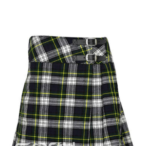 Kilt traditionnel en tartan pour hommes noirs et blancs Scottish Highland Wear | Kilts à carreaux personnalisés avec boucles réglables OEM disponible - Product Image 6