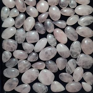 Cabochon en quartz rose cristal naturel de qualité AAA pierre de guérison de haute qualité pour la fabrication de bijoux pierres précieuses en vrac - Product Image 3