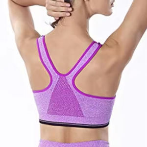 Soutien-gorge de sport à fort impact confortable et de soutien pour femme conçu sur mesure pour la course à pied à usage sportif respirant fabriqué au Pakistan - Product Image 5