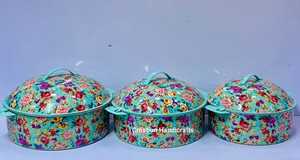 Émail de couleur bleue enduit 100% marmite et casserole sans danger pour les aliments pour l'hôtel et la maison - Product Image 2