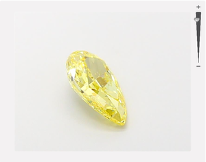 Igi VS1 1.13Ct ความชัดเจนแฟนซีสีเหลืองลูกแพร์ห้องปฏิบัติการที่สร้างขึ้นเพชรเครื่องประดับเพชรที่ดีหลวมมีความชัดเจน VS1 - Product Image 5