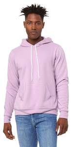 100% coton Polyester mélange solide col à capuche pull surdimensionné sweat pour hommes long cordon à capuche uni teint hiver - Product Image 3
