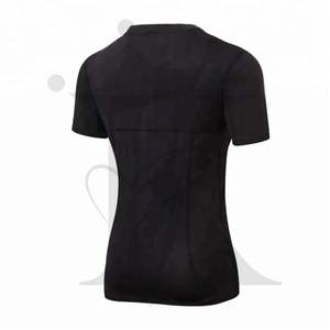 Camiseta Popular para Mujer, Lisa, de Manga Corta, Estilo Casual, con Cuello Redondo, Ajustada, Transpirable, Suave, Informal para el Verano - Product Image 6