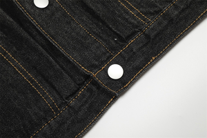 Vintage Men's Motorbike Denim Jacket Retro Biker Motorcycle Denim Outerwear Windproof Casual Slim Fit Cowboy Cotton <b>Coat</b> Men - Product Image 5