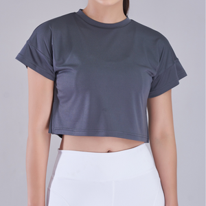 T-shirt d'été en coton pour femmes T-shirt à manches courtes avec sérigraphie personnalisée et coupe ample pour le style décontracté de la rue - Product Image 3