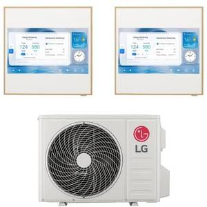 Aire Acondicionado Split Dual WiFi LCD ArtCool Gallery de LG, 9000+9000 BTU, Inverter R32 MU2R15 A+++, Producto - Product Image 1