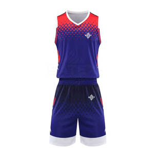 Uniforme de Baloncesto para Hombre, Nuevo Estilo, Transpirable, de Secado Rápido, 100% Poliéster, Camiseta sin Mangas y Pantalones Cortos de Alta Calidad - Product Image 1