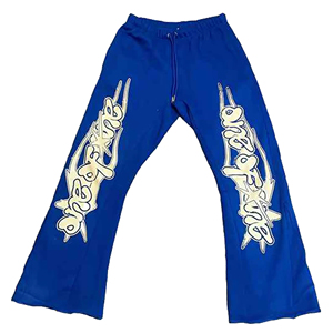 กางเกงวอร์มผ้าคอตตอนลายทางสำหรับผู้ชายกางเกงวอร์มผ้าปะปักลายทางใส่สบายสำหรับ100% ออกแบบได้ตามต้องการ - Product Image 6